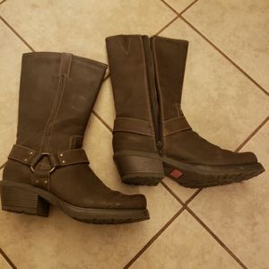 Steampunk Chunky Heeled Boots